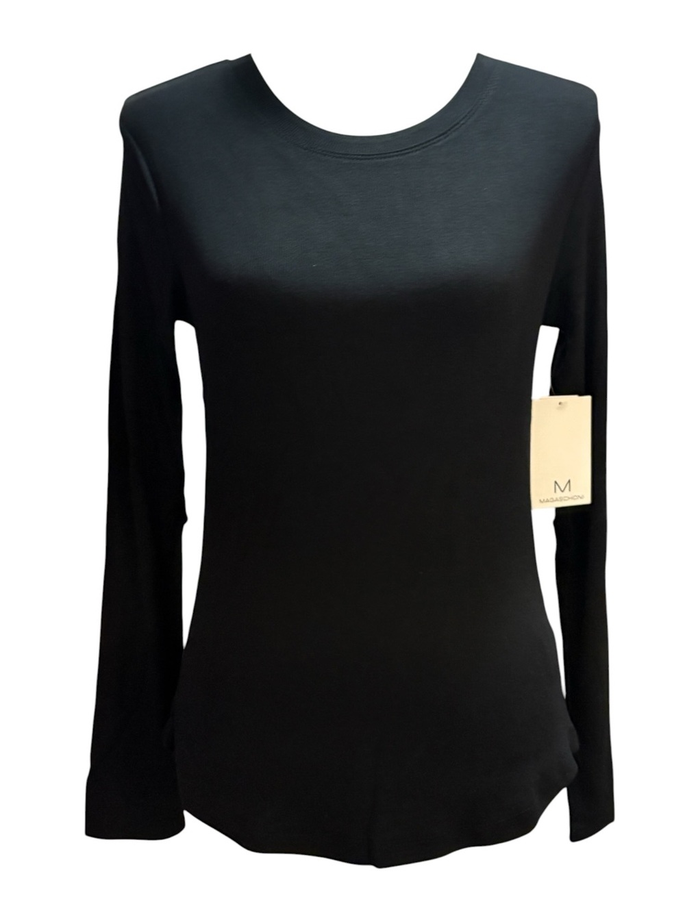 Magaschoni Black Long Sleeve Top